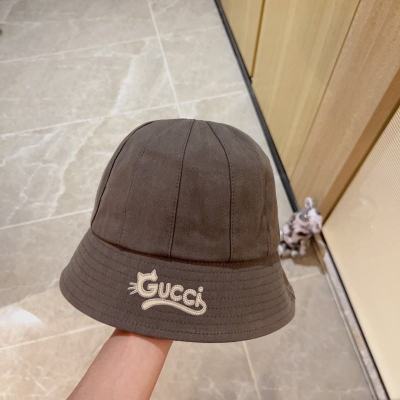 [Gucci Gucci] 2023 new dome playful bucket hat fisherman hat