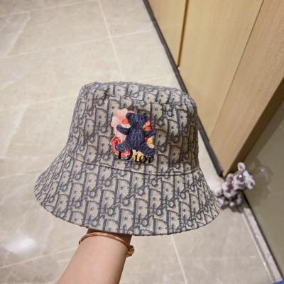 [DIOR Dior] 2023 spring and summer classic old flower fisherman hat