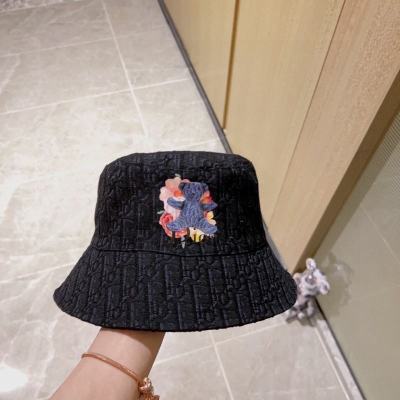 [DIOR Dior] 2023 spring and summer classic old flower fisherman hat